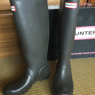HUNTERのレインブーツ　値下げしました¥7,000から¥5000に