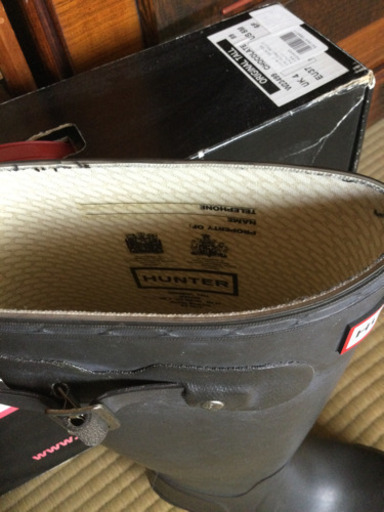 HUNTERのレインブーツ　値下げしました¥7,000から¥5000に