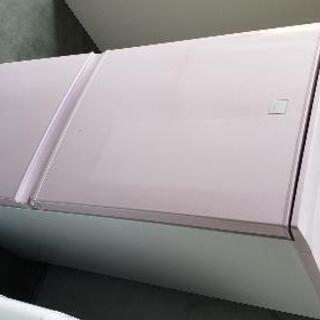 【2ドア冷蔵庫】希少ピンク系☆動作良好♪
