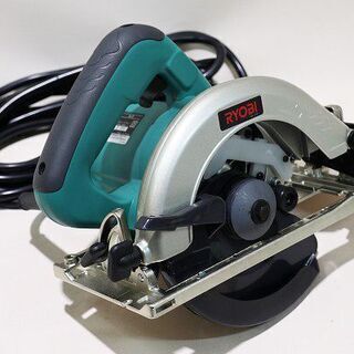 【苫小牧バナナ】未使用品 RYOBI/リョービ W-500D 丸ノコ 165mm LEDライト付き 電動工具/切断機/マルノコ 刃別売り♪