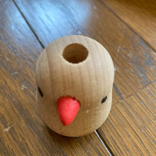 予約あり。木製　インコの遊び場　止まり木の画像