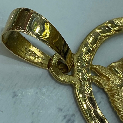 【中古品】K18 ホーストップ　3.7g