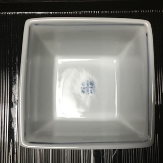 九谷焼 青郊窯　色絵鳥文角小鉢　7客の画像