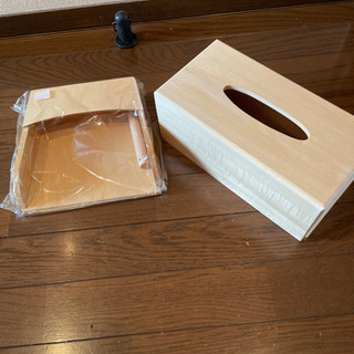 ちりとり　ティッシュBOX トールペイントの画像