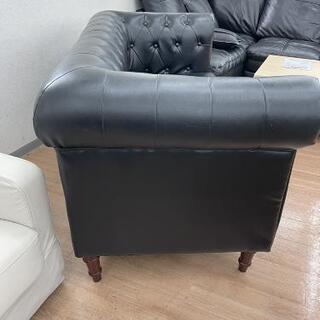 2人掛けソファ AZUMAYA フェリーニ GS-340BK 定価・62,783円?自社配送