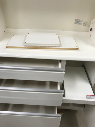 取引場所　南観音　K2106-163  キッチンボート　キッチン収納　ホワイト