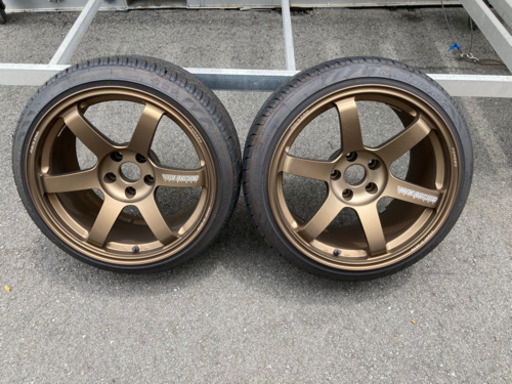 rays TE37 18インチ 10.5j 2本