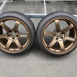 rays TE37 18インチ 10.5j 2本