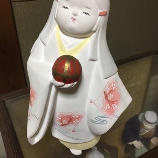 陶器 素焼き日本人形