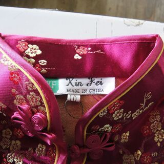 Xin Fin XFチャイナドレス　サイズ表記10　コスプレ　仮装　宴会余興　の画像