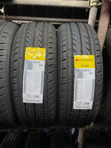 新品タイヤ、195/60/16, セレナ用、安い、タイヤ交換コミコミ