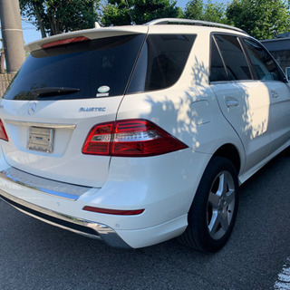 車検満タン　ベンツ  ML350 4MATIC AMG.PKG ディーゼル サンルーフ ブルの画像