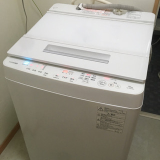 2018年　TOSHIBA  洗濯機　10kg ホワイト6月22日搬出希望