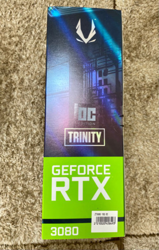 【新品・未開封】GeForce RTX 3080 Trinity OC 10GB ZOTAC