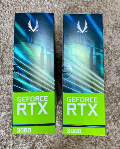 【新品・未開封・安心決済・配送料無料】2個セット RTX 3080 Trinity OC 10GB