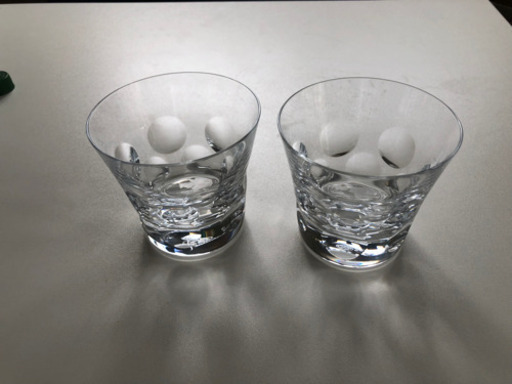 バカラのペアグラス