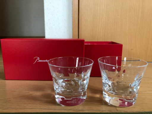 バカラのペアグラス