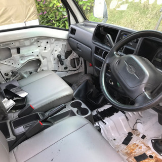 【終了】書類有り部品取り車　赤帽サンバー スーパーチャージャーAT車　ミッション破損のため動かせません！の画像