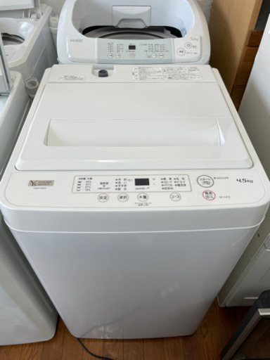 使用1ヶ月未満　送料・設置込み　4.5kg ヤマダ電機　2020年