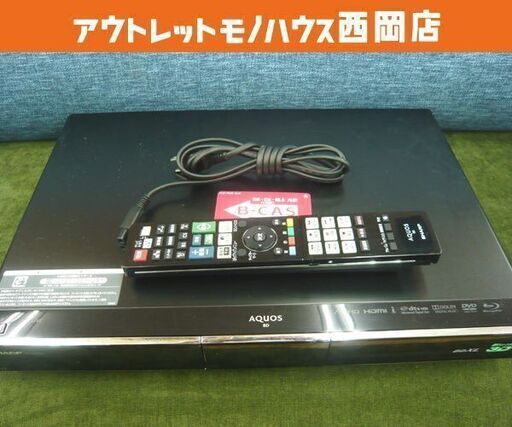 シャープ ブルーレイレコーダー 2011年製 BD-HDW63 320GB アクオス DVDレコーダー Blu-ray 再生機器 西岡