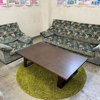【愛品館 江戸川店】1P 3Pリビングソファセット ID:156-008894-007の画像