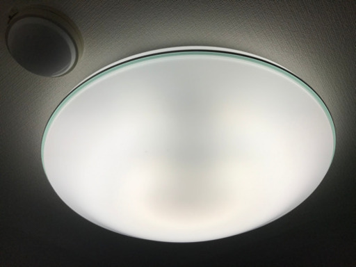 受付終了　NEC シーリングライト　照明器具　電気　ルームライト　丸型　リモコン付き　電球