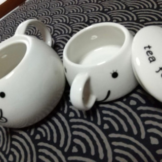 新品 ユニークなポット&カップのセットの画像