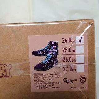 ✨新品✨　トムとジェリー　ハイカットスニーカー　黒色　24 cmの画像