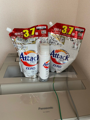 再投稿　おまけ付き　パナソニック NA-FA80H6 全自動洗濯機