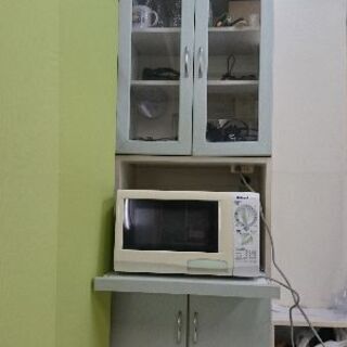 キッチン棚&電子レンジ