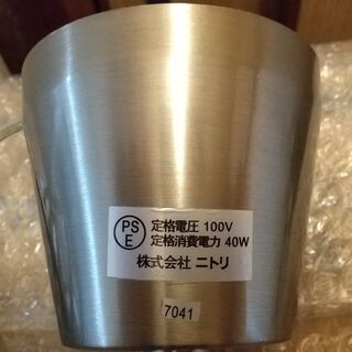 キューブ型ペンダントライト　ニトリ製　ジャンク品　※売却済〆切の画像