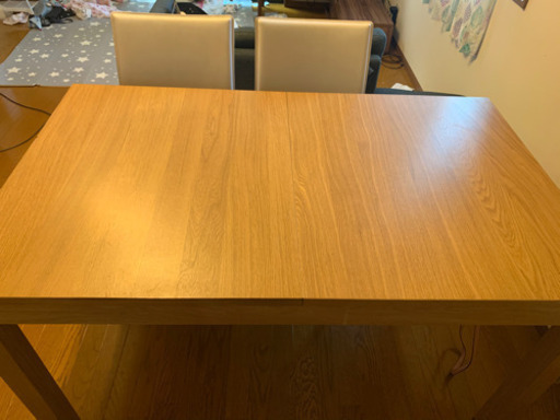 ダイニングテーブル　伸縮