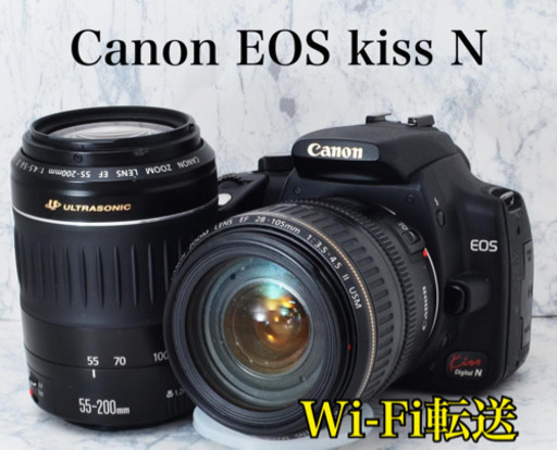 初心者向け●Wi-Fi転送●練習に最適●キャノン EOS kiss N 1ヶ月動作保証あり！