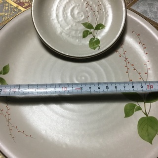 庫山窯　水引草【大皿1枚】【小皿5枚】の画像