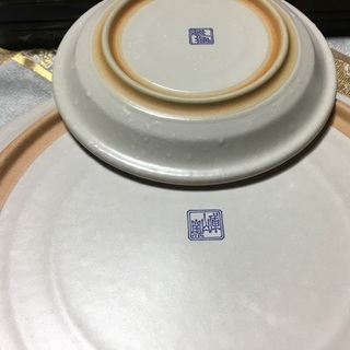 庫山窯　水引草【大皿1枚】【小皿5枚】の画像