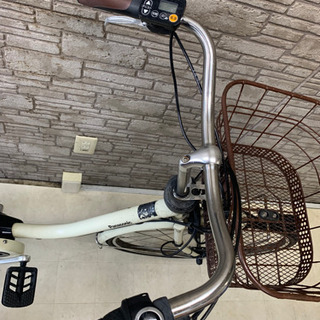 新春SALE 東京23区配達無料　新基準 Panasonic パナソニック ビビスタイル　8Ah リチウム 電動自転車☆中古☆パナ26の画像