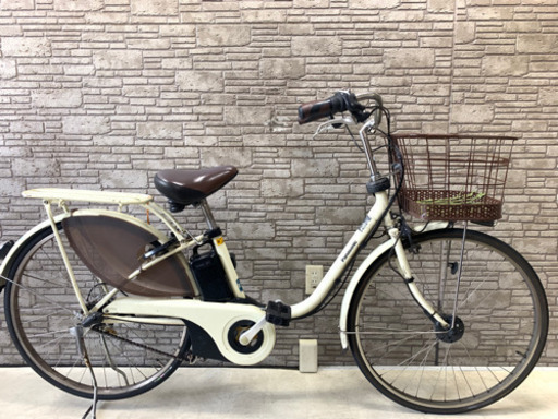 新春SALE 東京23区配達無料　新基準 Panasonic パナソニック ビビスタイル　8Ah リチウム 電動自転車☆中古☆パナ26