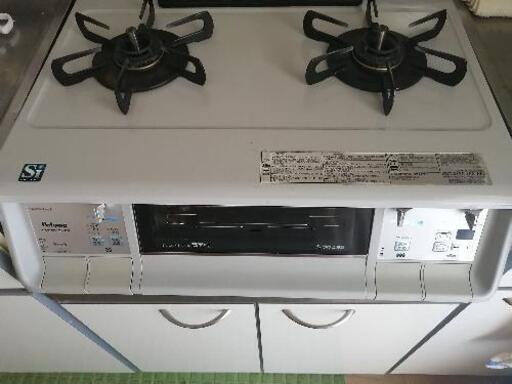 パロマ ガスコンロ ガステーブルPA-350WVA-R都市ガス用右強火