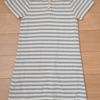 【美品】grove ボーダーワンピース Ｍの画像