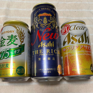 [お取引のお相手が決まりました]お酒３本セット　クリアアサヒ　金...