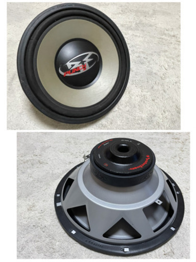 Rockford punch Z ロックフォード パンチゼットRFZ3412 サブウーハー 1.5 Voice Coil 400 Watts Max Power 4ohms Made in U.S.A.