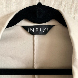 INDIVI ストレッチ 7分丈 テーラードジャケットの画像