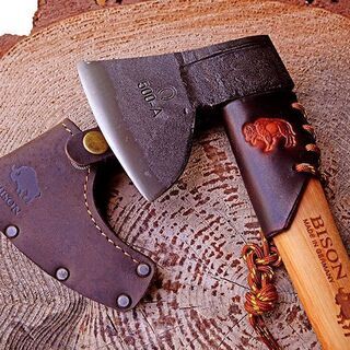 ドイツ陸軍採用の薪割り手斧フル装備＊新品未使用の画像