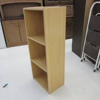 カラーボックス 幅44×奥行29×高さ109.5cm 収納ラック 棚 カラーボックスBOX ライトブラウン 家具 札幌 厚別店の画像