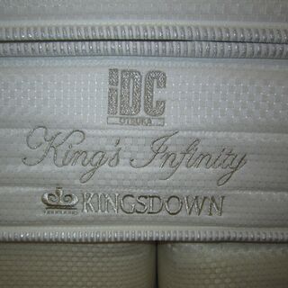 R017 高級 IDC大塚 KingsDown クイ－ンベッド、厚み35cmマットレス 幅167cm の画像