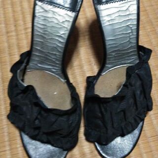 👠☆🔶ミュール☆黒・  L☆☆の画像
