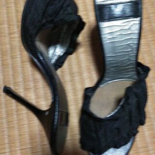 👠☆🔶ミュール☆黒・  L☆☆の画像