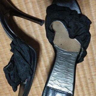 👠☆🔶ミュール☆黒・  L☆☆
