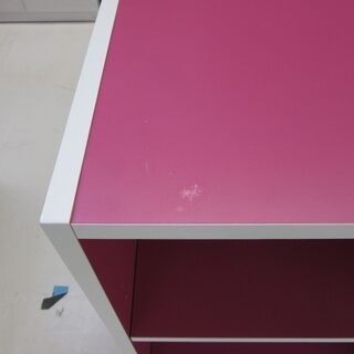 カラーボックス 幅44×奥行29×高さ89cm 収納ラック 棚 カラーボックスBOX パープル 紫 家具 札幌 厚別店の画像