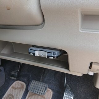 売り切れ　④車検令和4年1月まで！キーレス、ETC、フロアマット付！人気の黒！ダイハツタントです！の画像